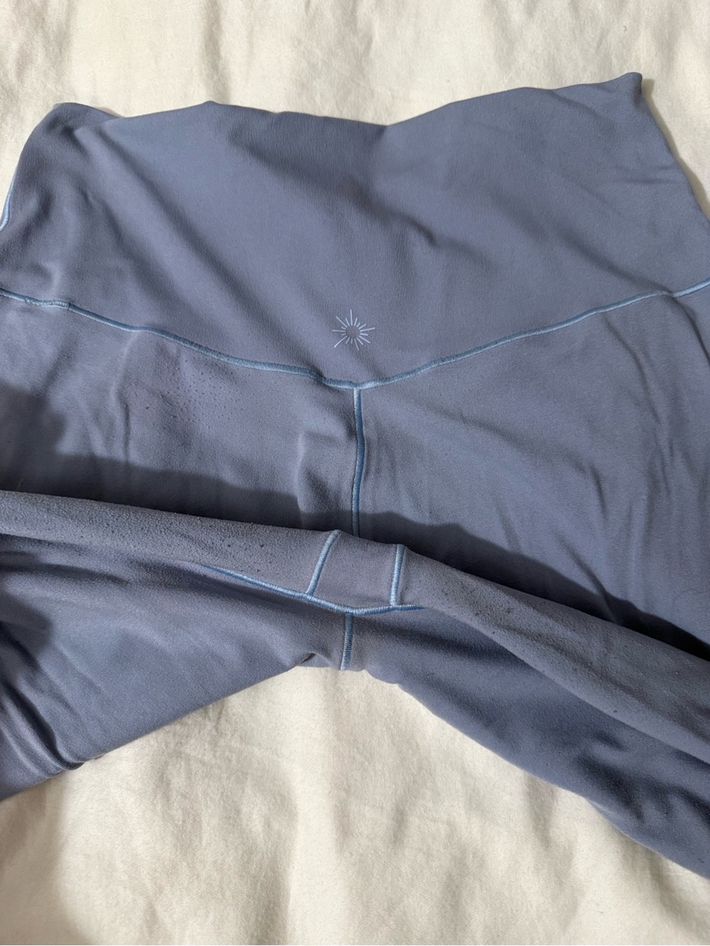 Aerie Offline Light Blue Flared Yoga Pants - Picture 7 of 7
